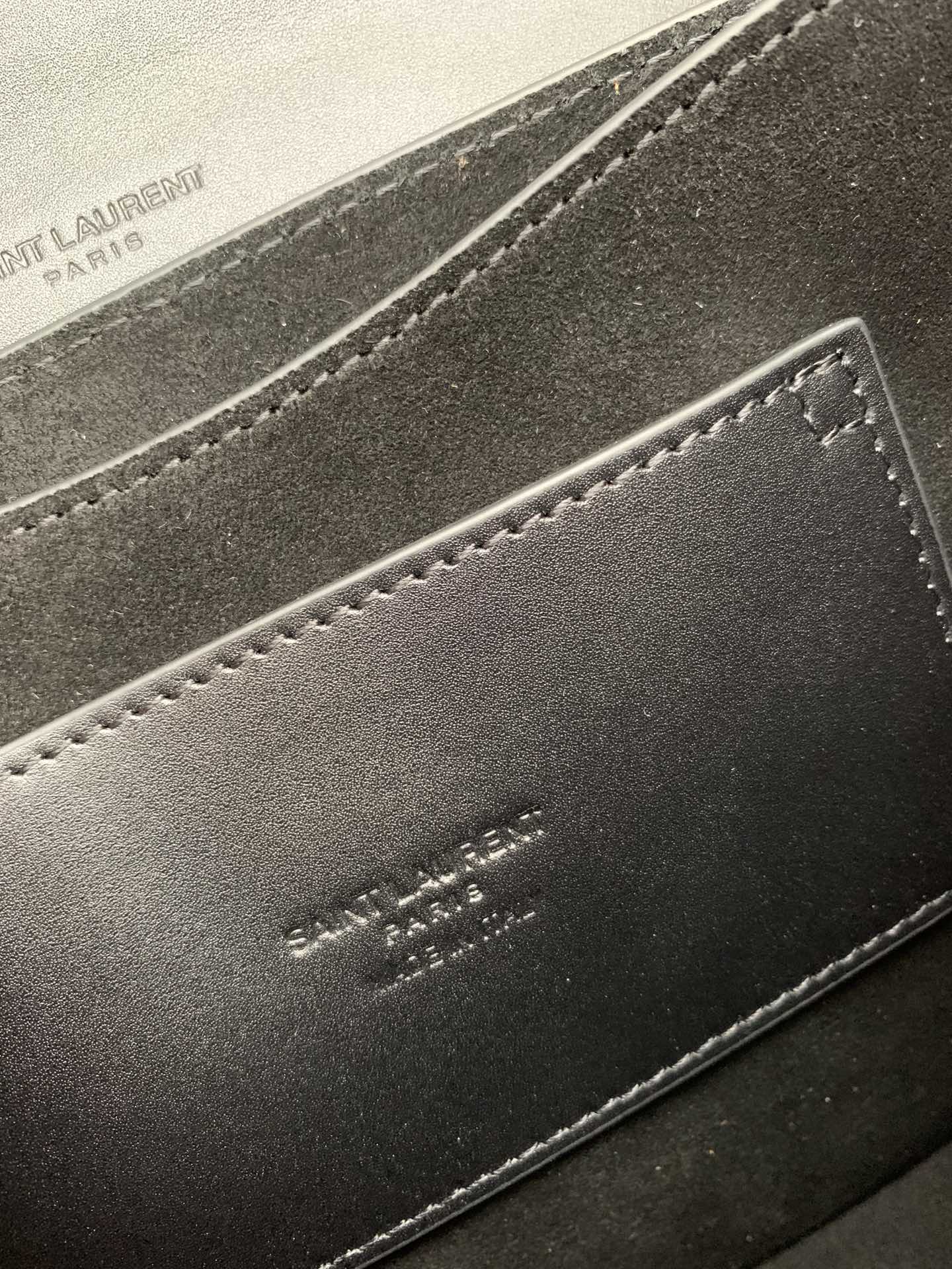 Летняя коллекция YSL 2020 - Сумка-седло Kaia - Черная - 18 см