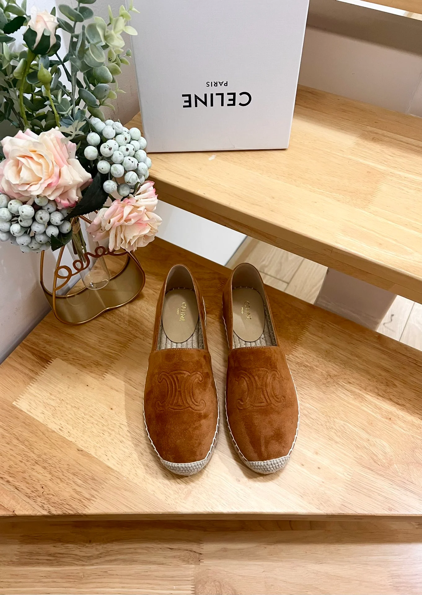 Рыбацкие туфли Celine 2024 - Кофейный цвет