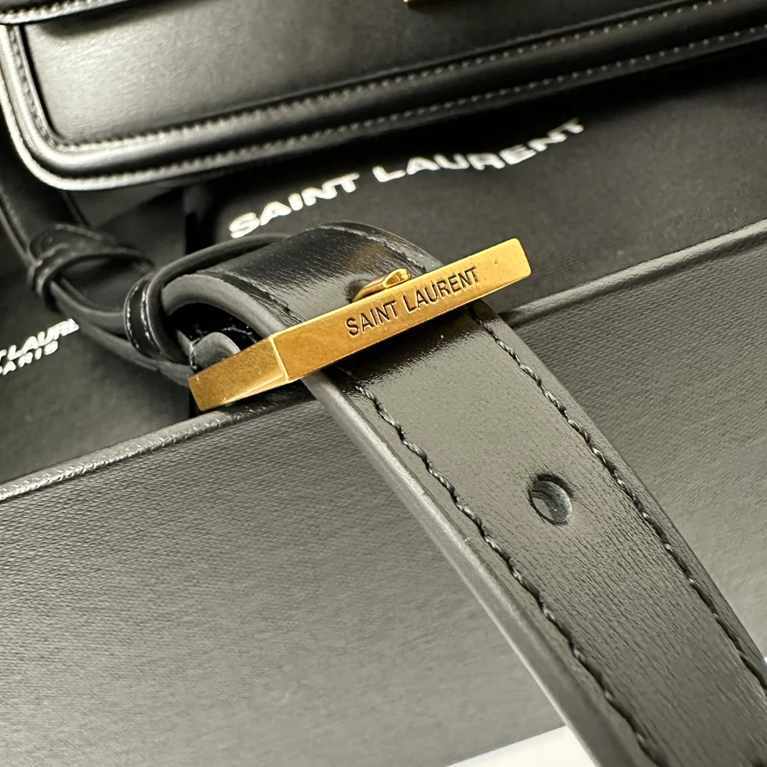 YSL Box Saint Laurent Tofu Bun Large Black