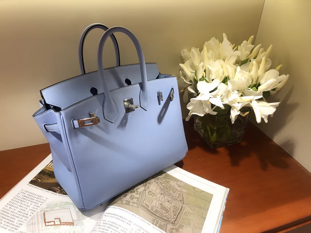Сумка Hermes Birkin 25 Swift с серебряной пряжкой