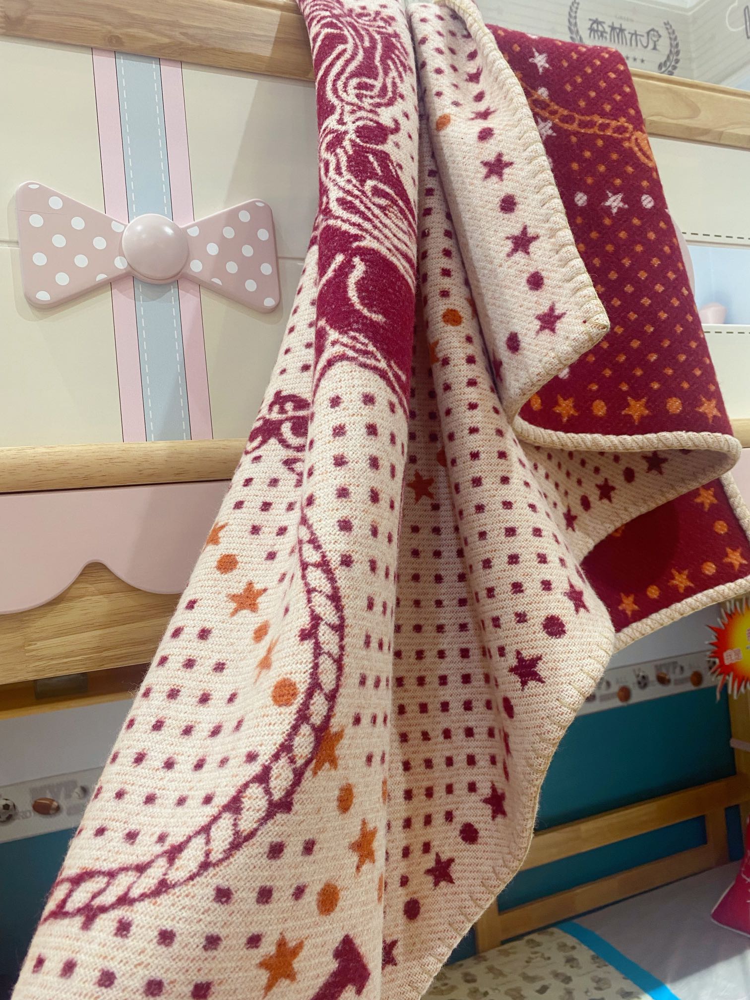 Hermes - Новое детское одеяло - 140 см x 100 см - Двустороннее (AB) - Рекомендовано на Xiaohongshu