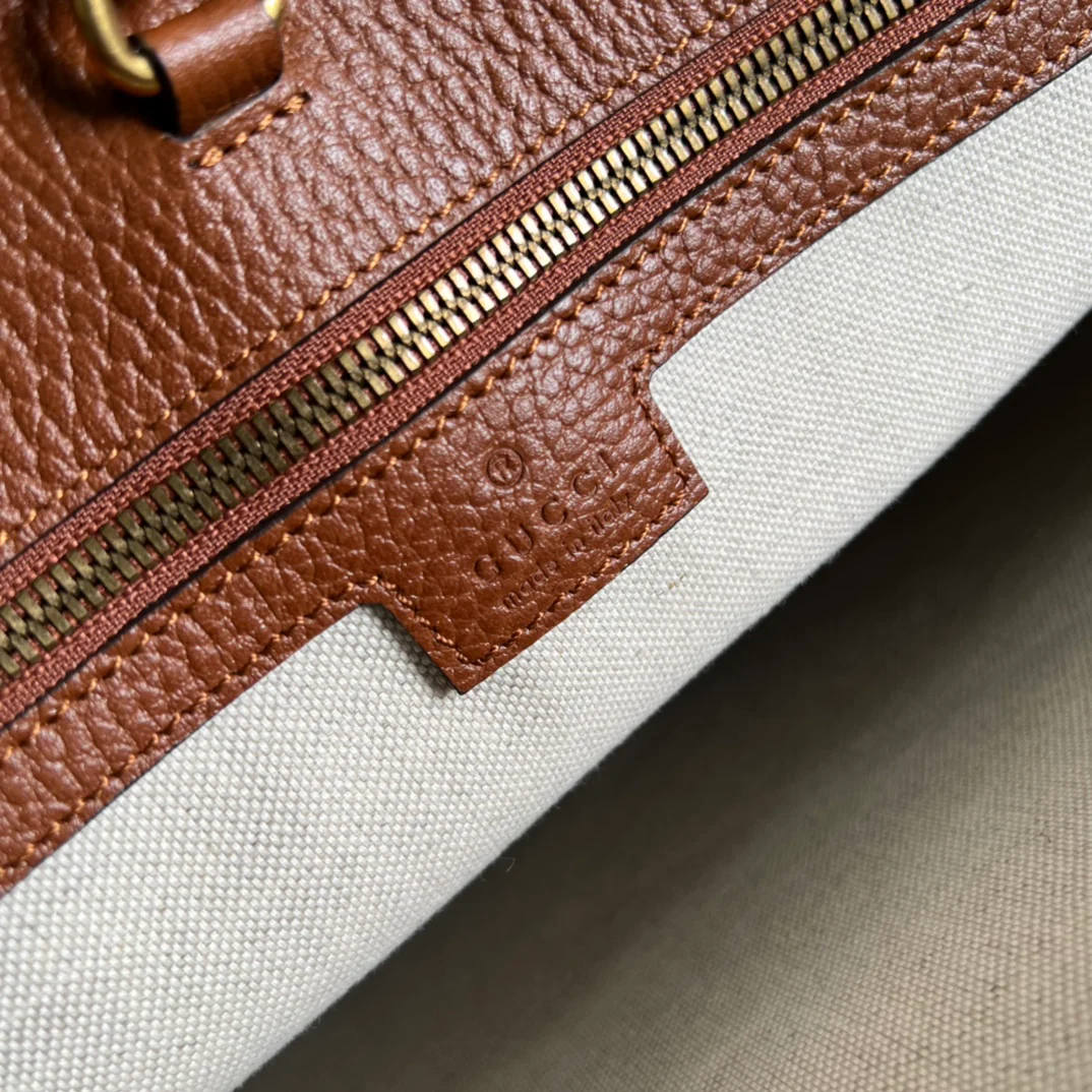 Большая джинсовая сумка-тоут Gucci - 36x38 см - 5x12 см - 1