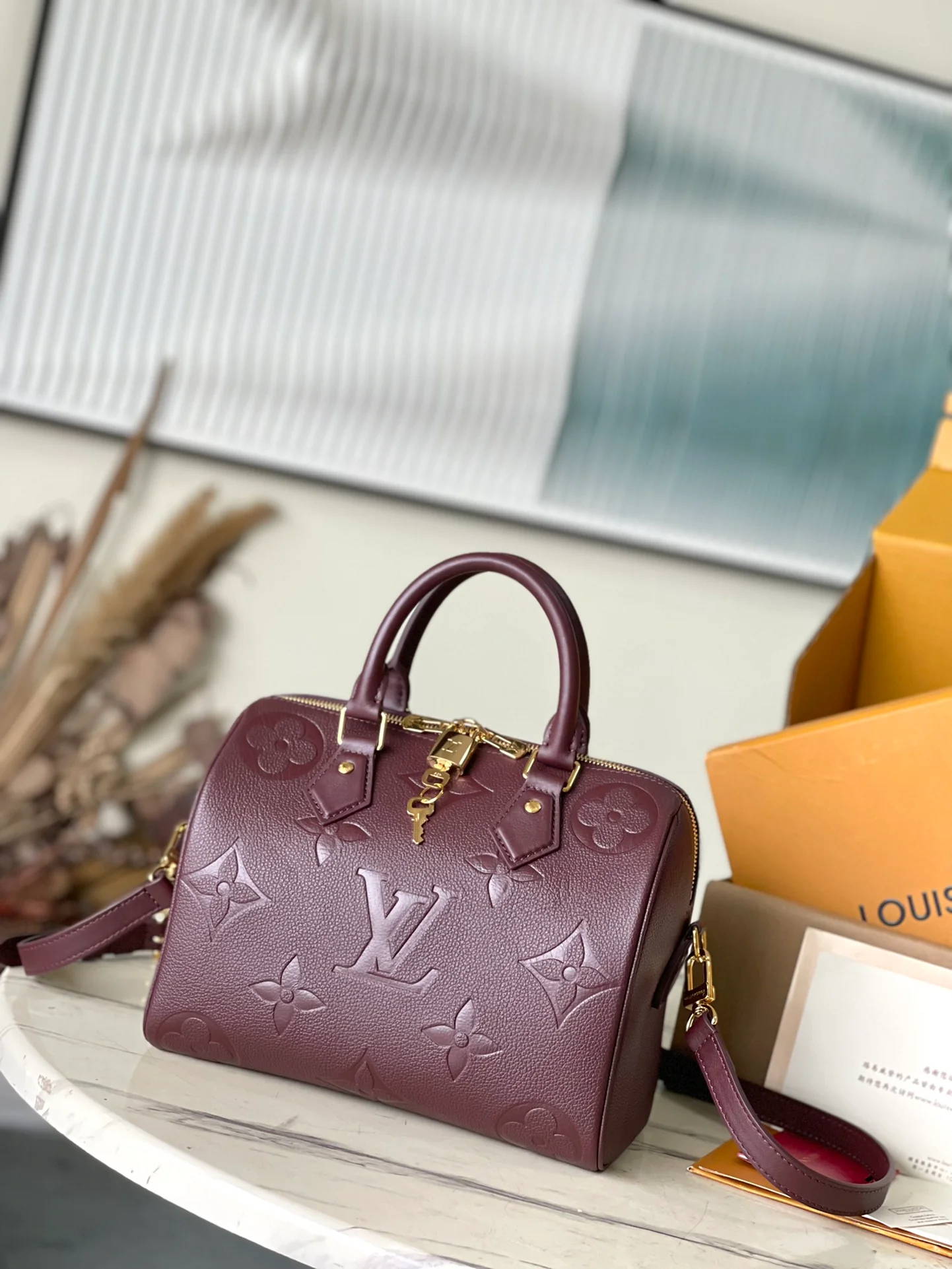 m59273-LV-speedy-25-Сумка через плечо/Клатч-Винно-красного цвета