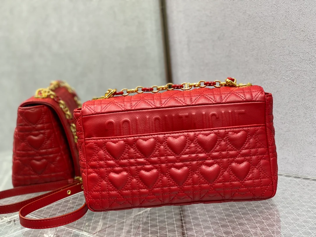 Dior Caro - Коллекция ?Фестиваль Циси? в форме сердца - Средний размер - Красный