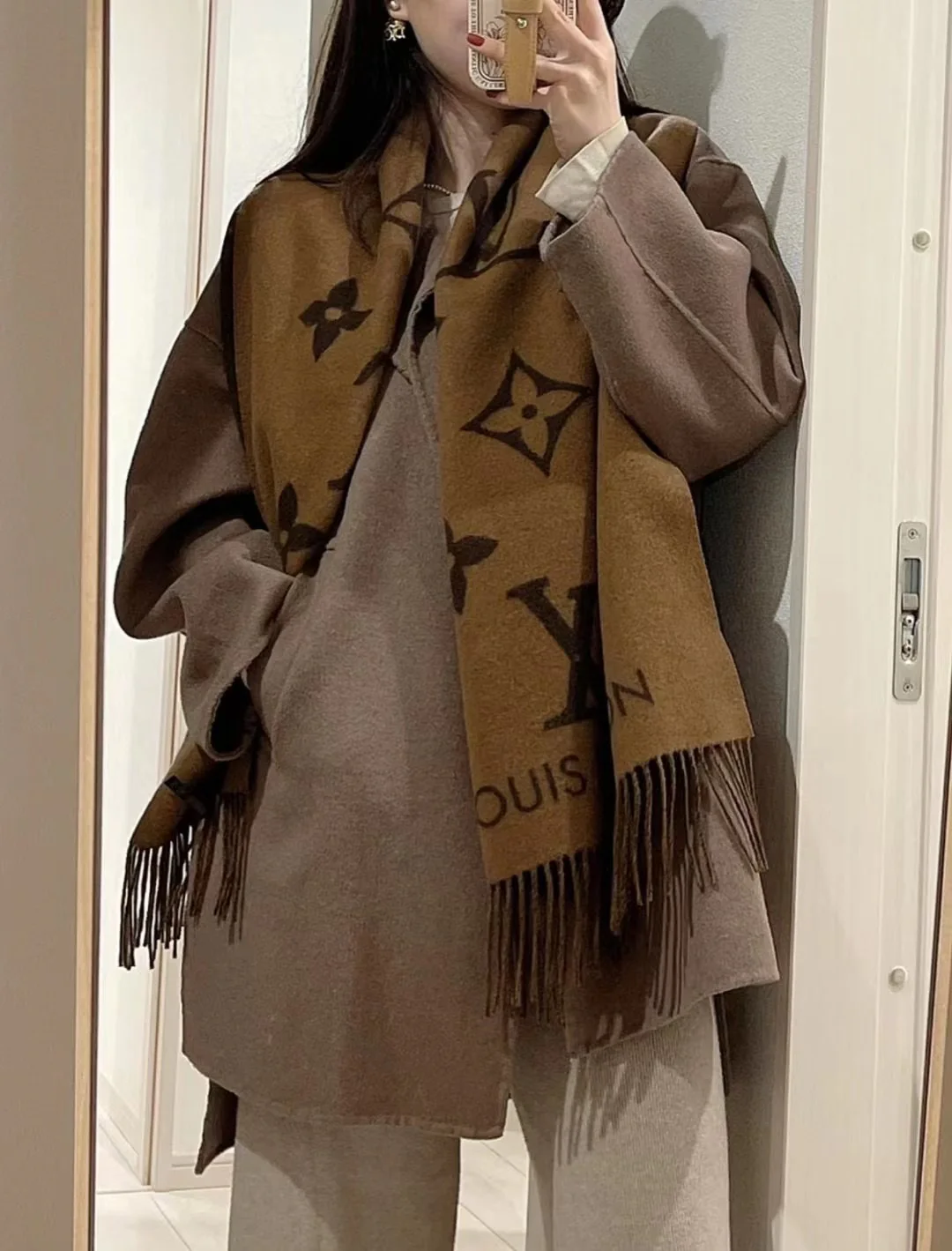 Кашемировый шарф LV-Рейкьявик