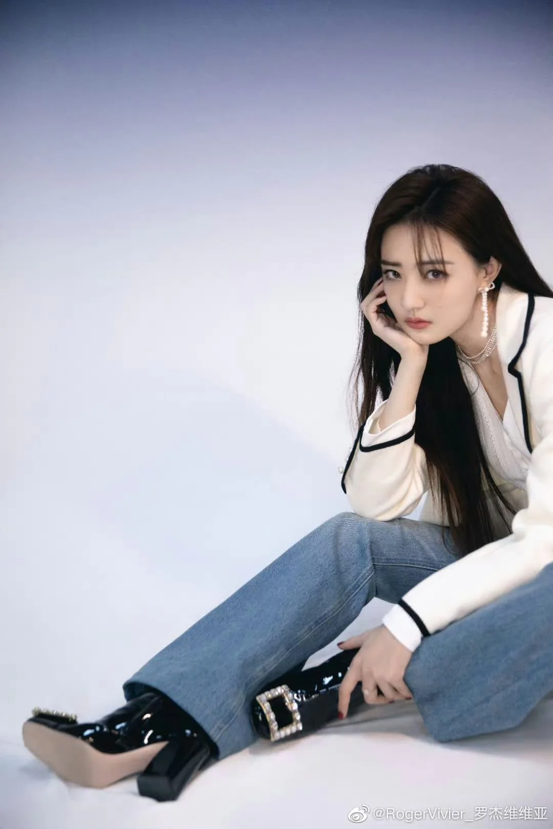 Туфли с квадратным носком и пряжкой - 2024 - Ботильоны на высоком каблуке с металлической пряжкой - Черные - 1