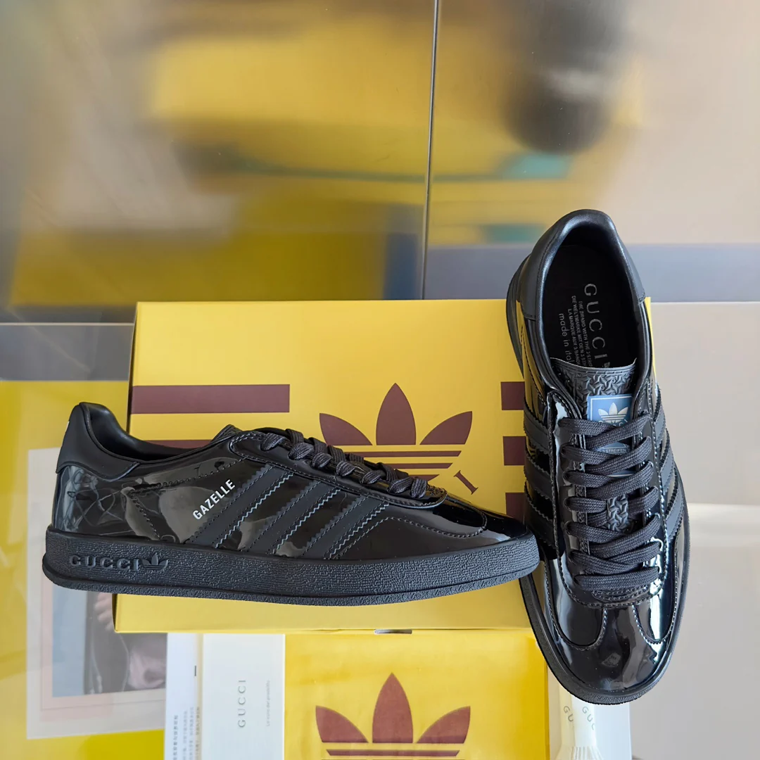 Скейтбордистские кроссовки Gucci 2024 - черные