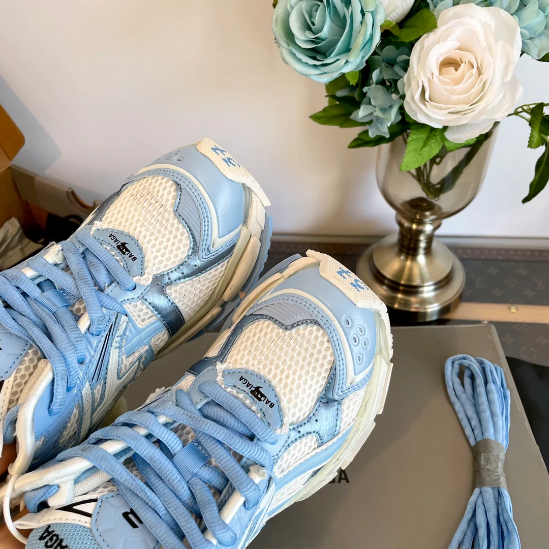 Кроссовки Balenciaga 7th Generation Retro Dad Sneakers - белые и синие