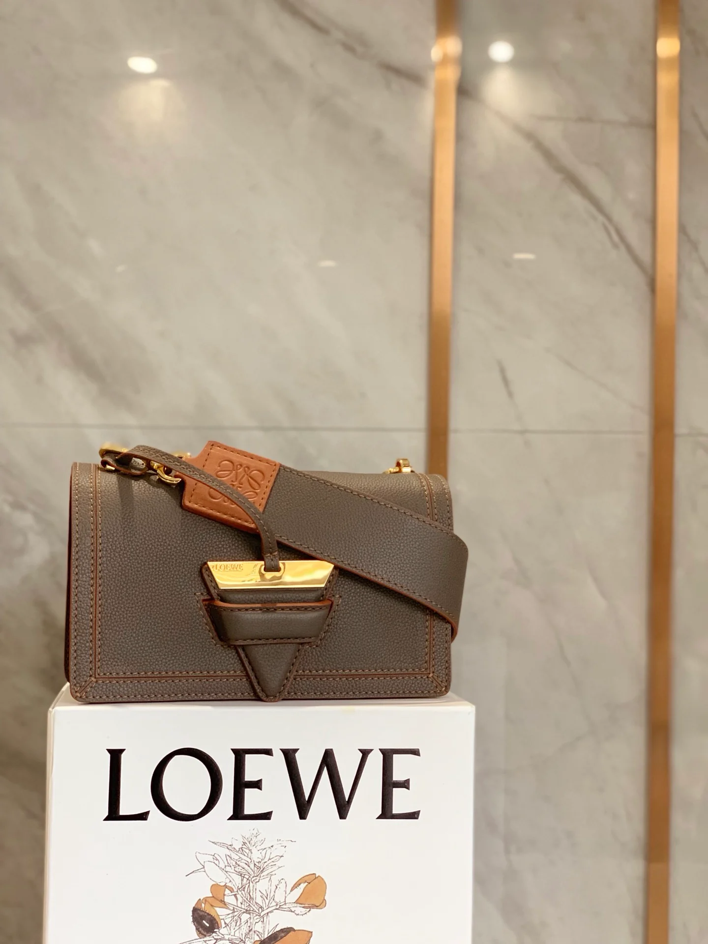 Треугольная сумка Loewe - Мягкая зернистая кожа - Телячья кожа - 2 шт.