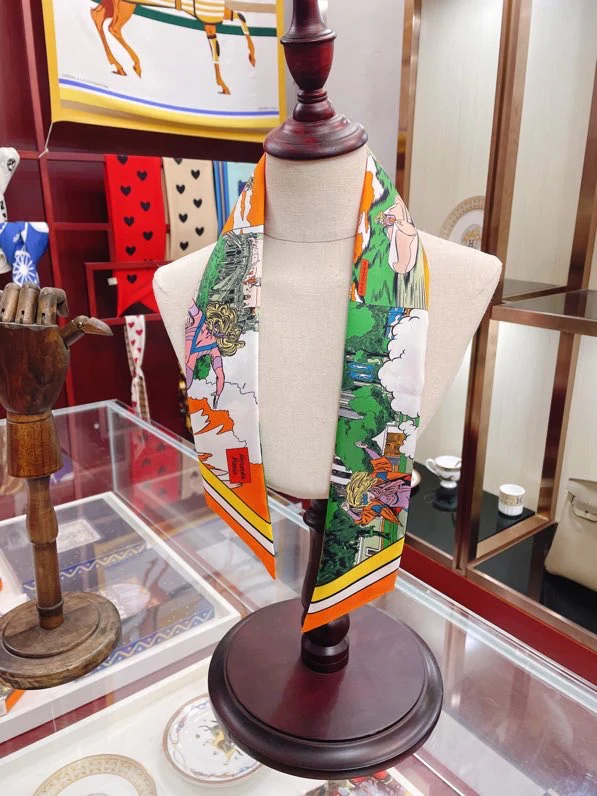 Hermes - Новая коллекция твилли - 5-86 см - 100% шелковый твилл, двусторонний - 3