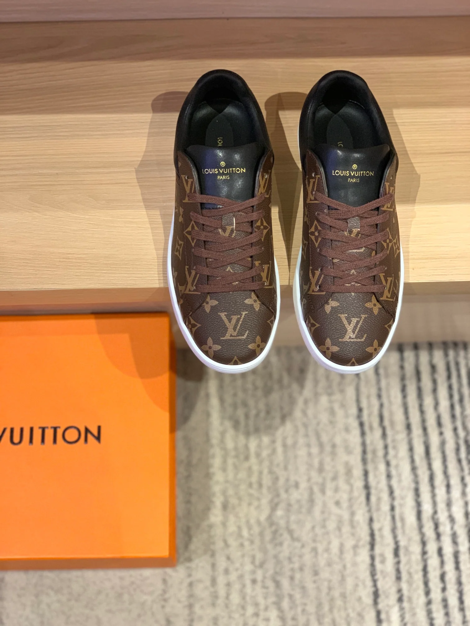 LV - Повседневная обувь - Монограммная канва, коричневый цвет