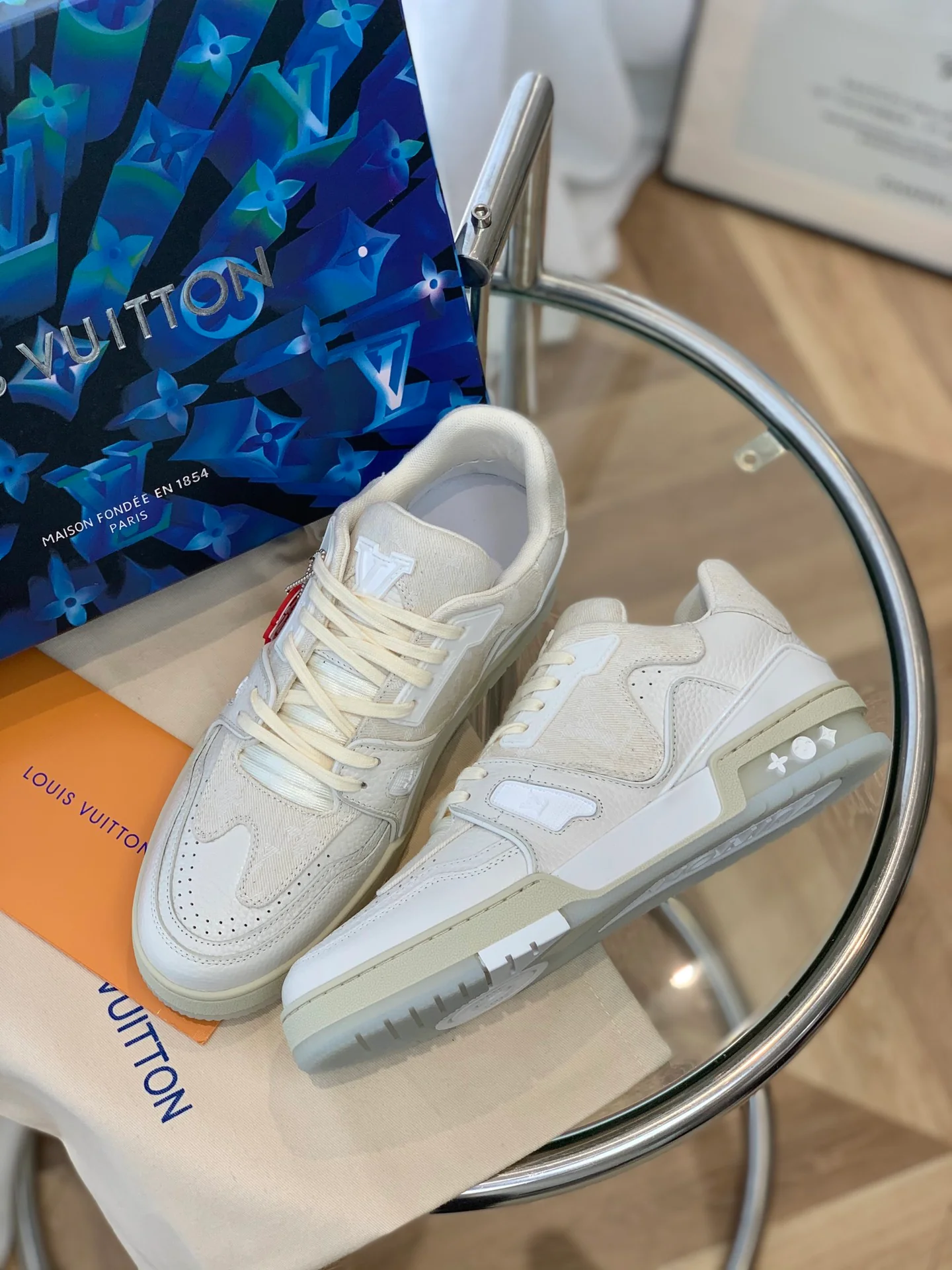 Кроссовки LV Trainer Series - Унисекс - Off-white