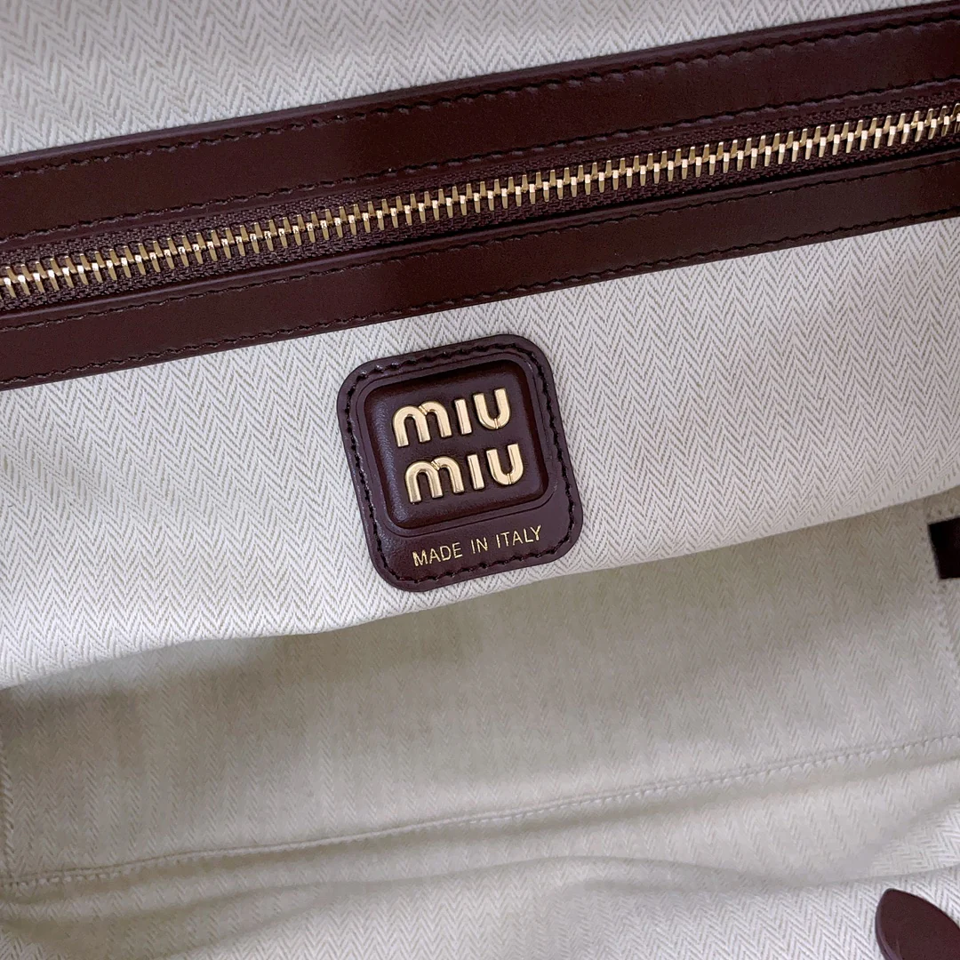 Портфель Miu Miu-5bb117 из кожи с лоскутным дизайном