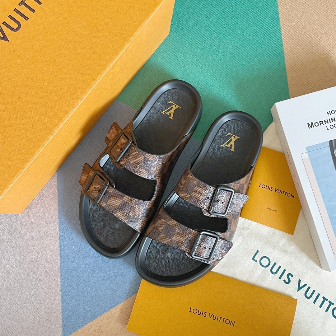 LV 2023 Новая серия кроссовок Monogram Damier Brown