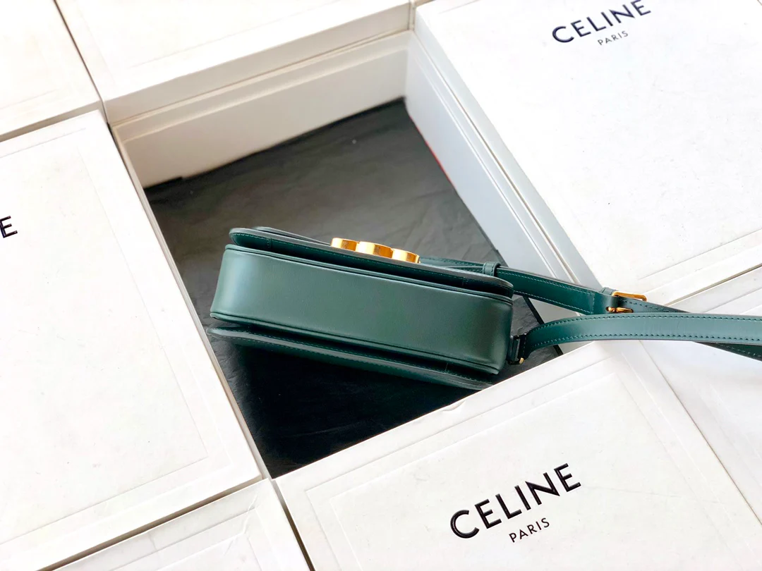 Сумка Celine Triomphe из телячьей кожи - подростковая - 18 - 5 см - 9