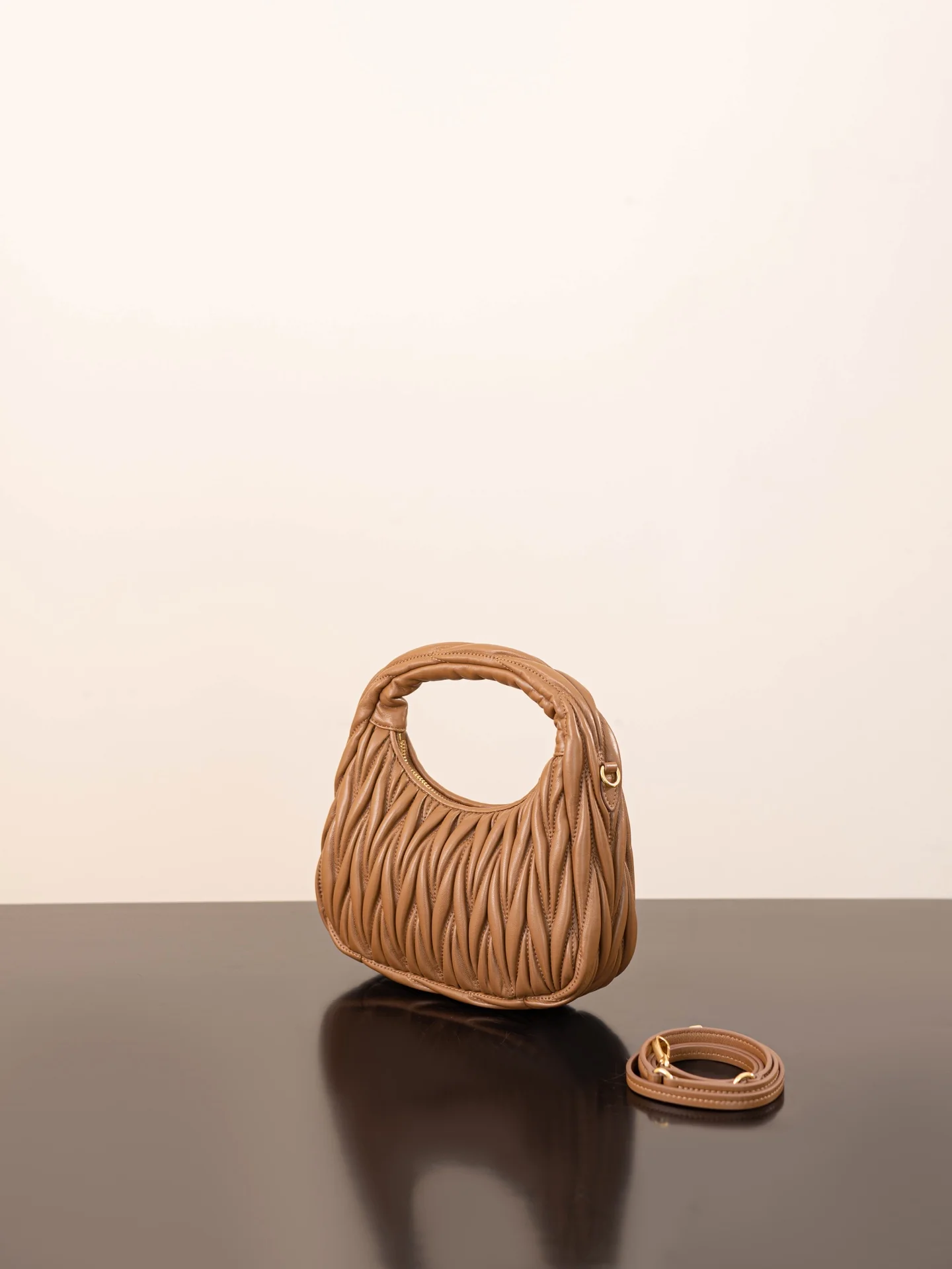 Miu Miu-5bc125m900-??????-????-Маленький-Коричневый