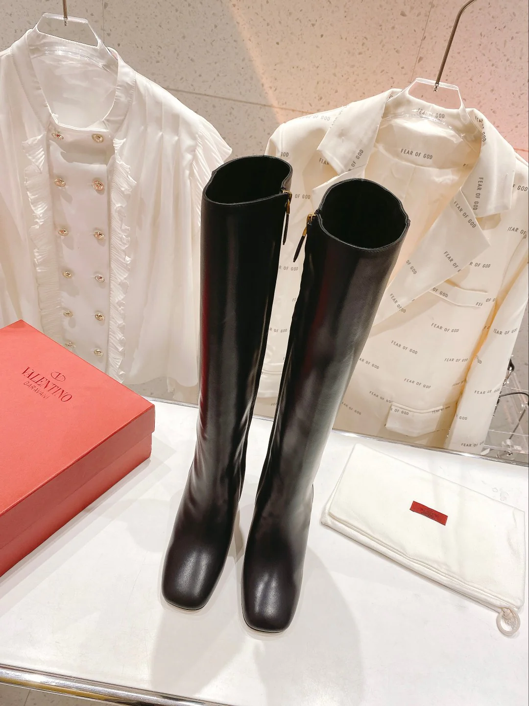 Valentino - Ботинки на шпильке - Черные