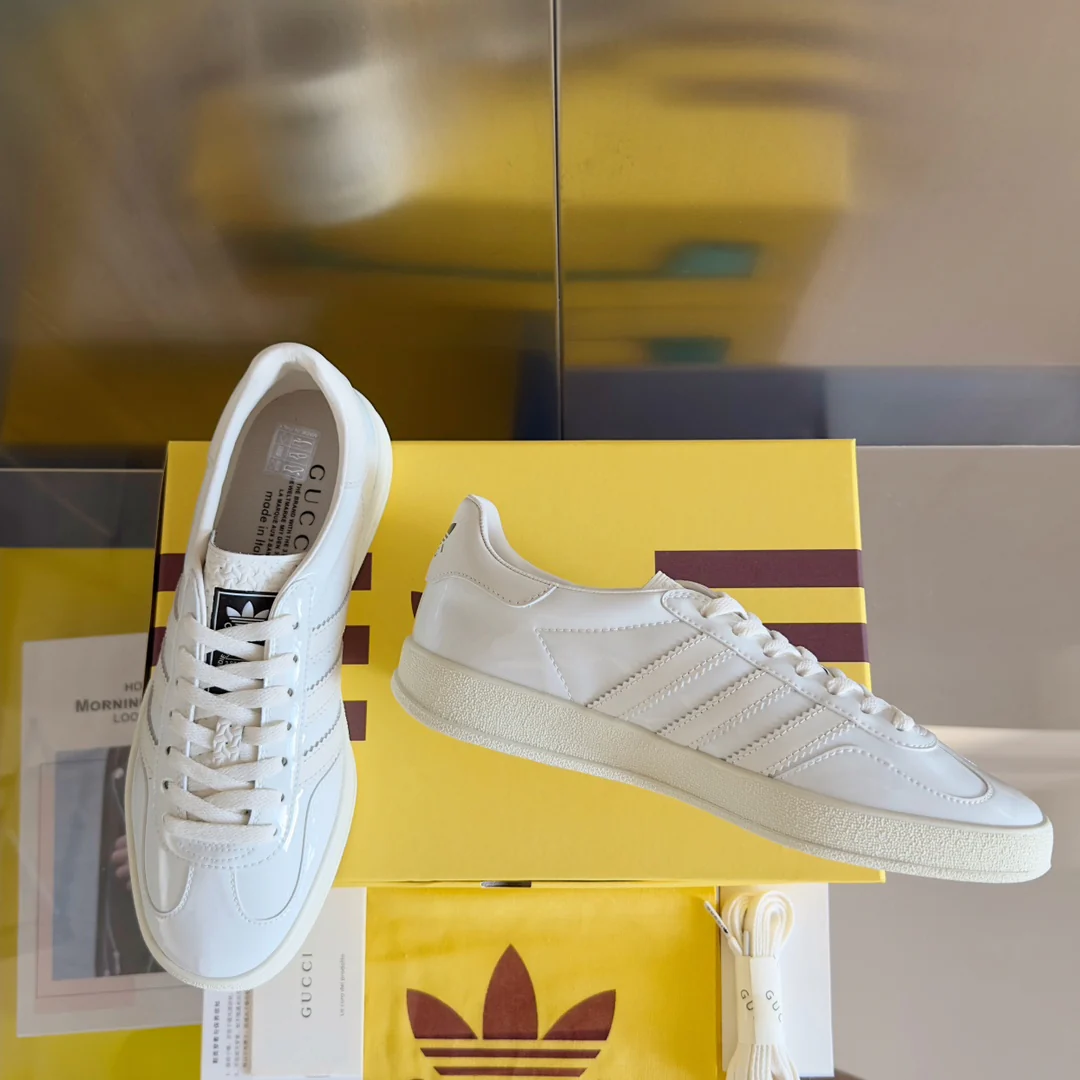 Скейтбордические кроссовки Gucci 2024 - белые