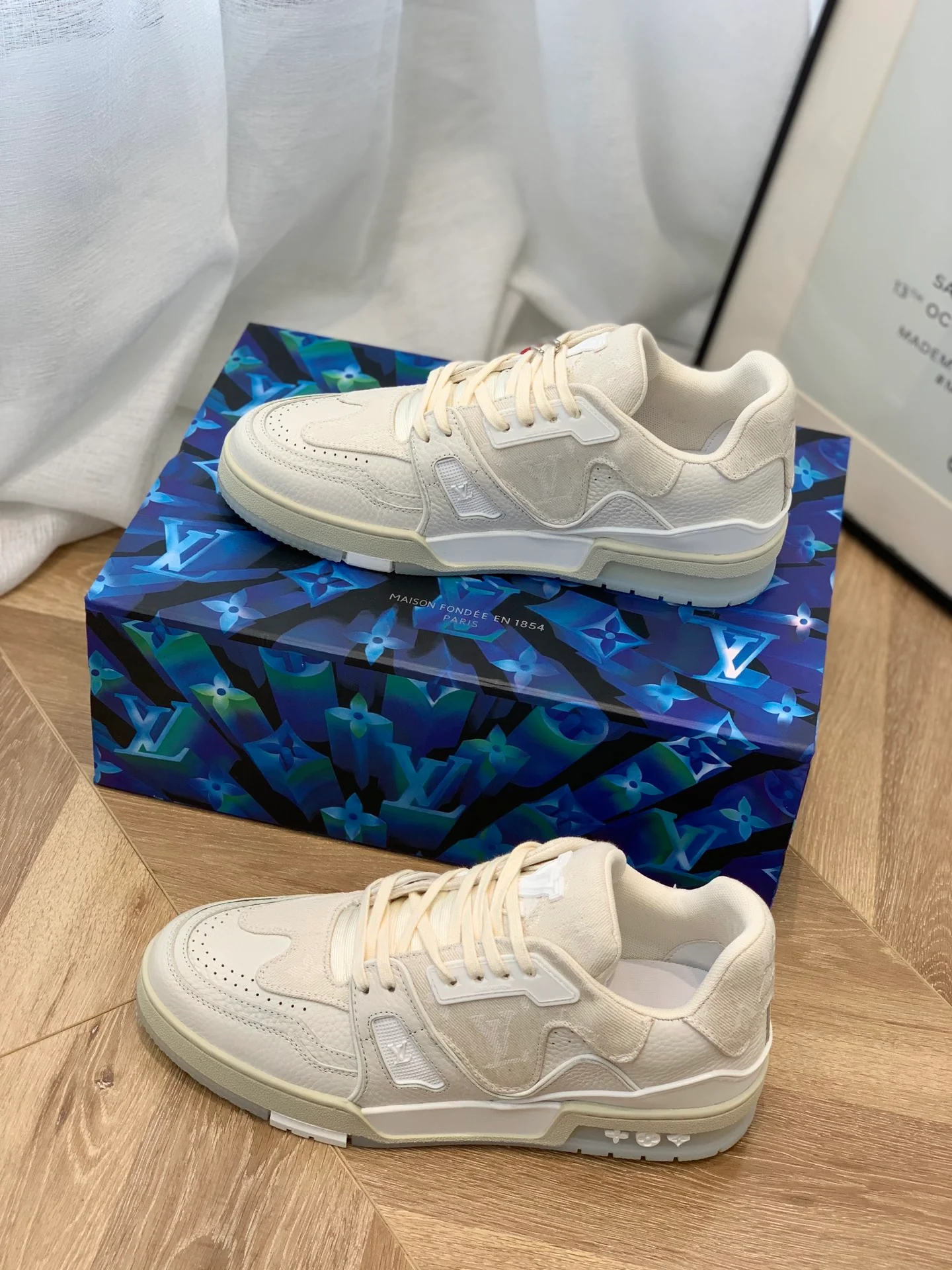 Кроссовки LV Trainer Series - Унисекс - Off-white