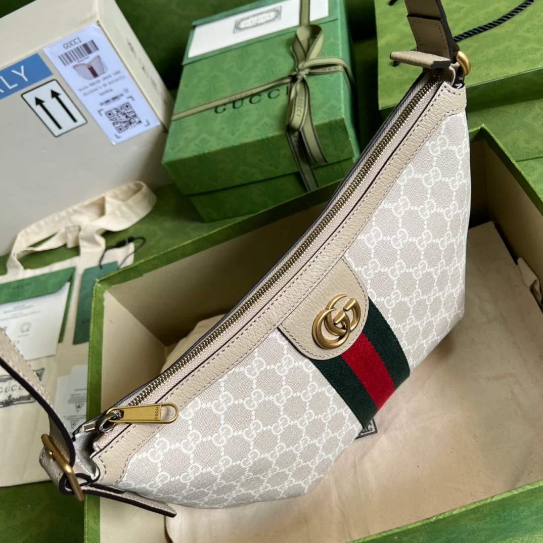 Мини-сумочка Gucci Ophidia - сумка через плечо - съемный плечевой ремень - 30x22x5-5 см