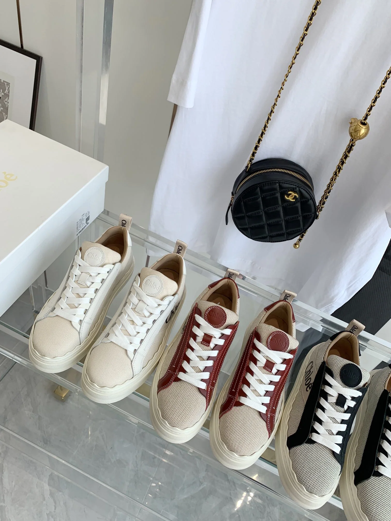 Хлоя - Белые кроссовки - Кроссовки на платформе - Повседневная обувь - 2