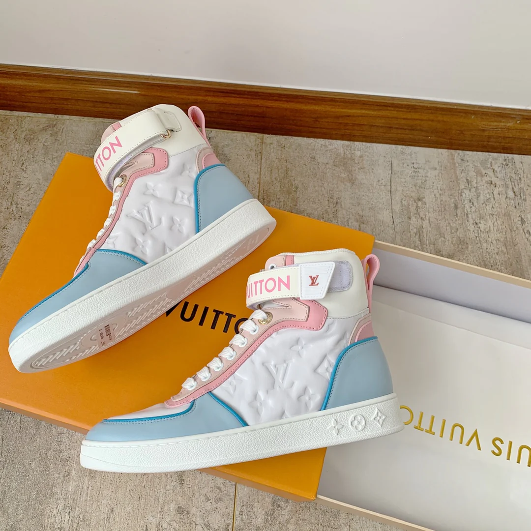 Кроссовки LV 2022 года, новая серия Boombox, высокие.