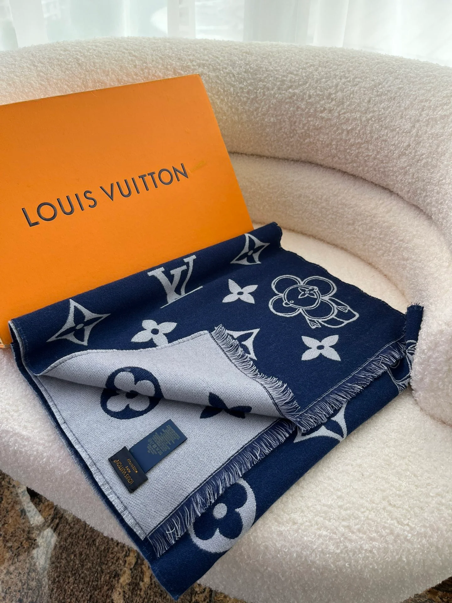 LV-100-Шарф из овечьей шерсти, 34-180 см