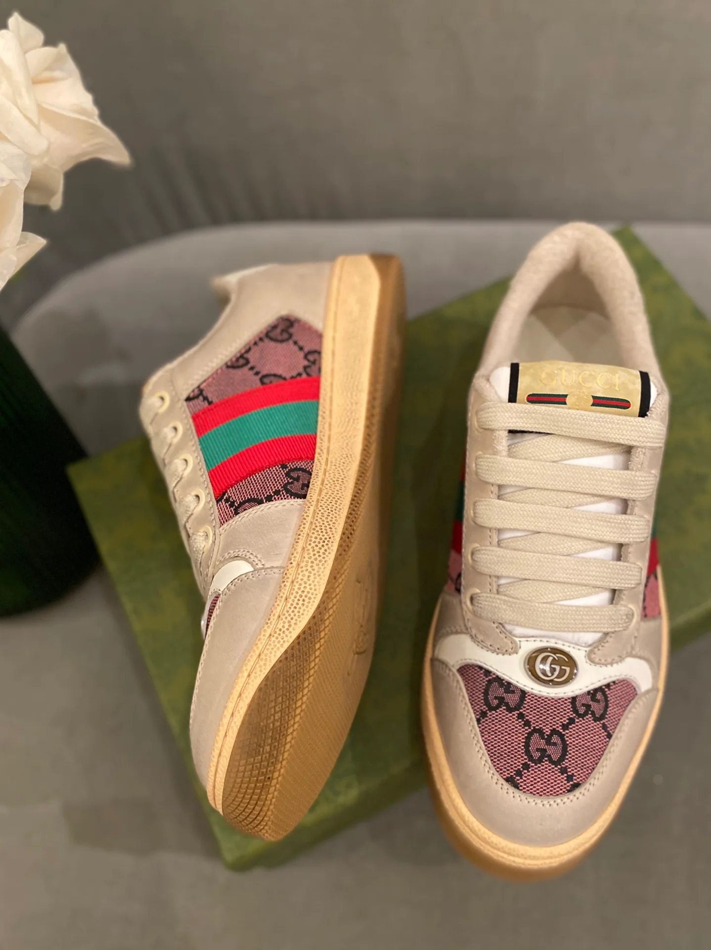 Gucci - Грязные туфли - Кроссовки - 4