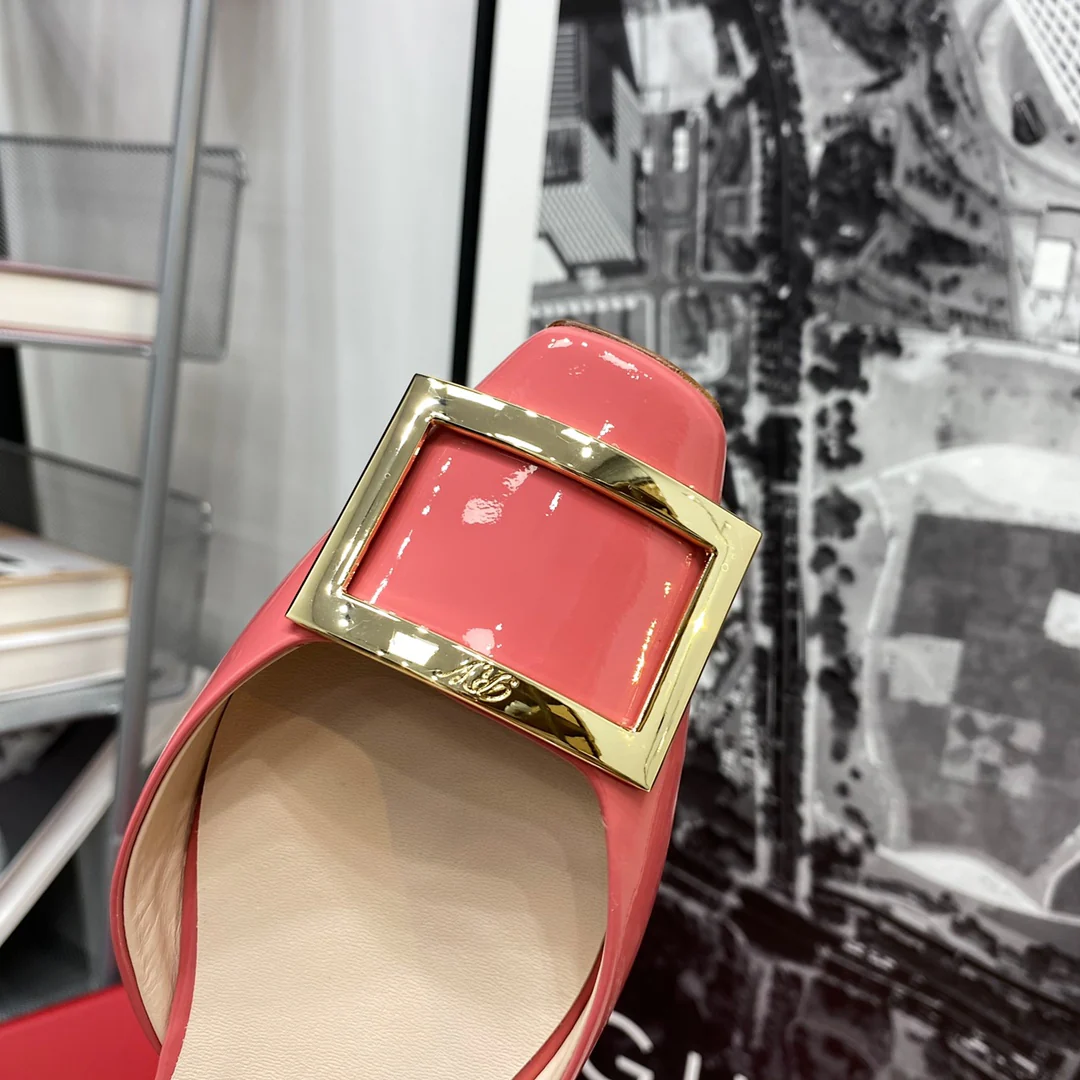 RV-Flat Bottom Hollow Square Head-Watermelon Red