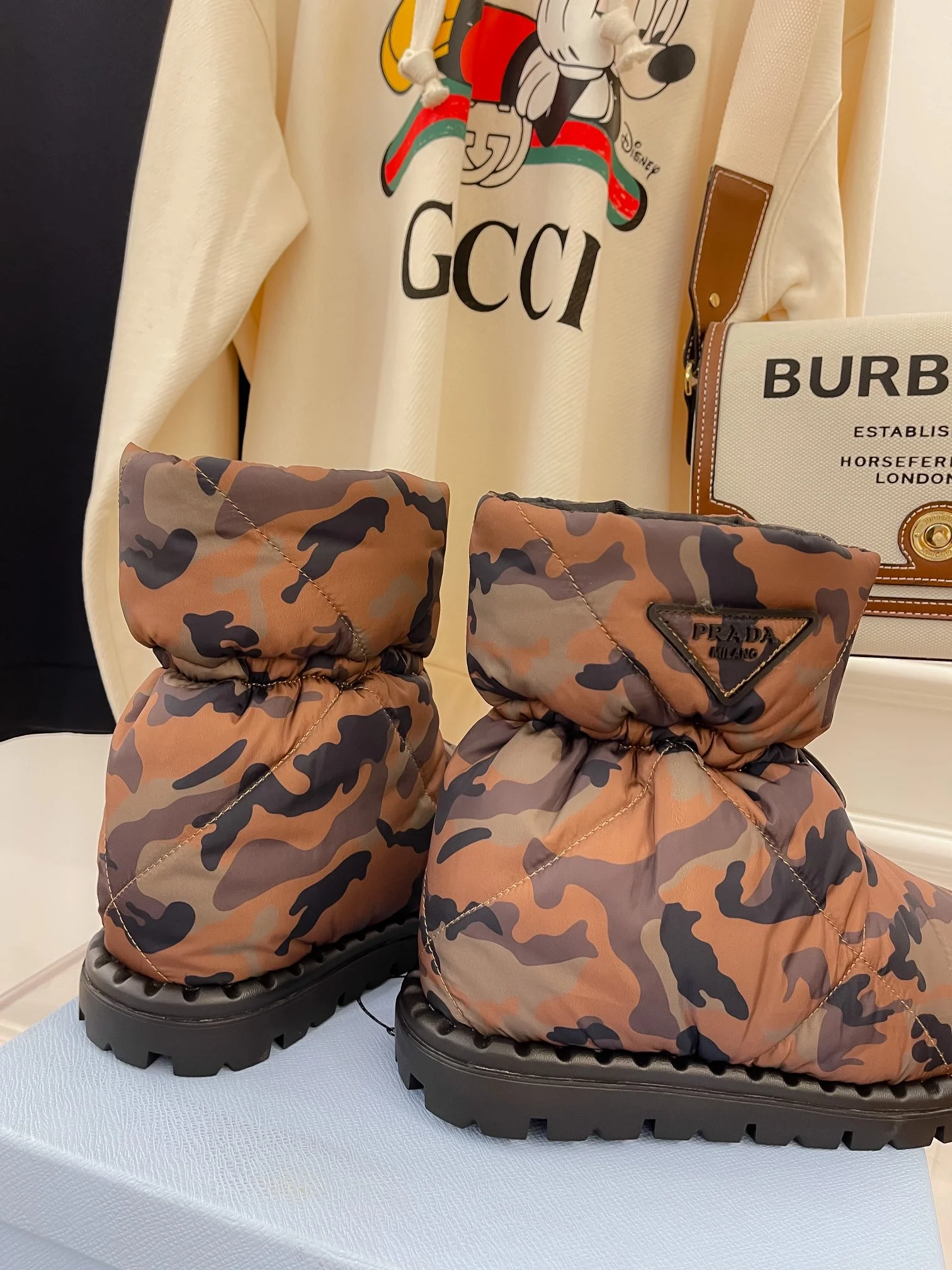 Обувь Prada - Prada - Хит продаж - Пуховые сапоги для снега