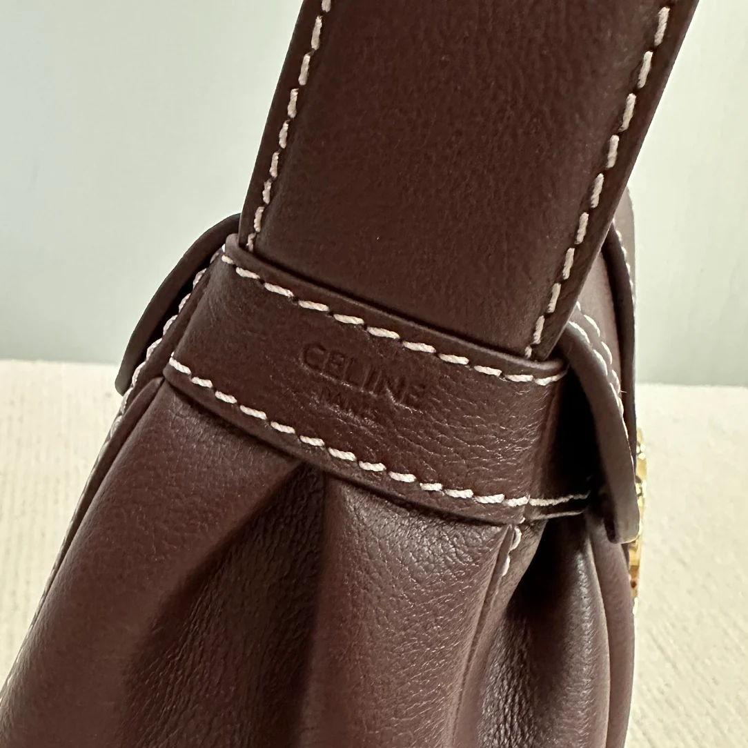 Сумка Celine Polly - бордовая