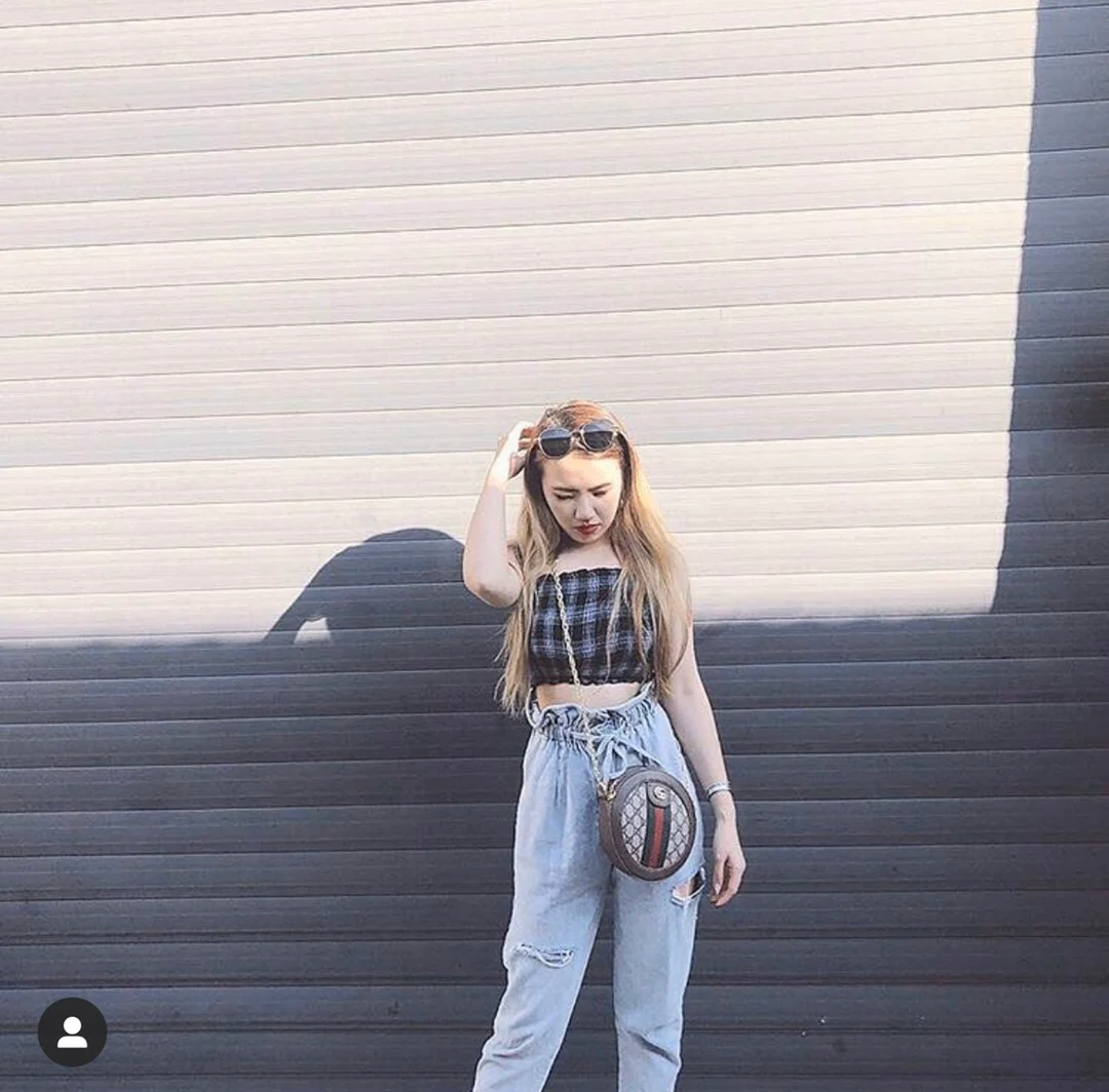 Круглая сумка Gucci Ophidia - сумка через плечо - канва с монограммой