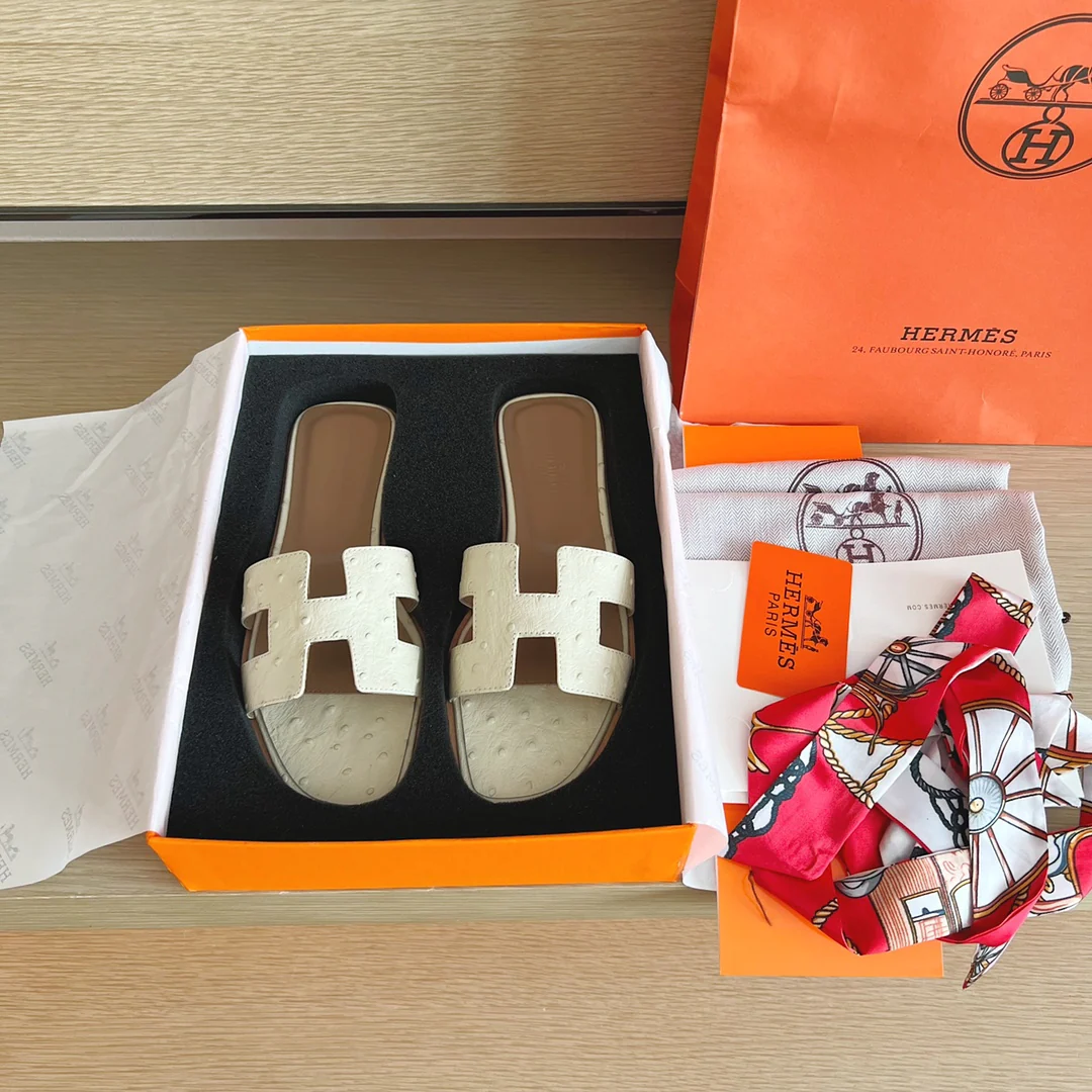 Сандалии Hermes-h Flat Sandals-3