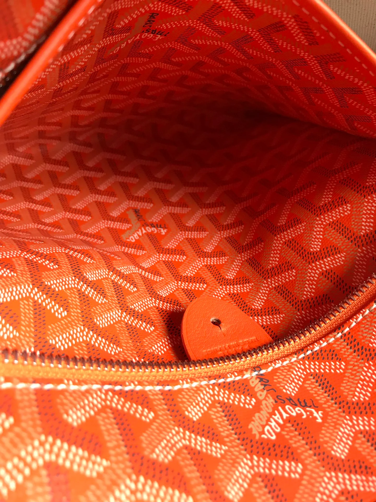 Большая Большая Сумка На Молнии Goyard - Оранжевый