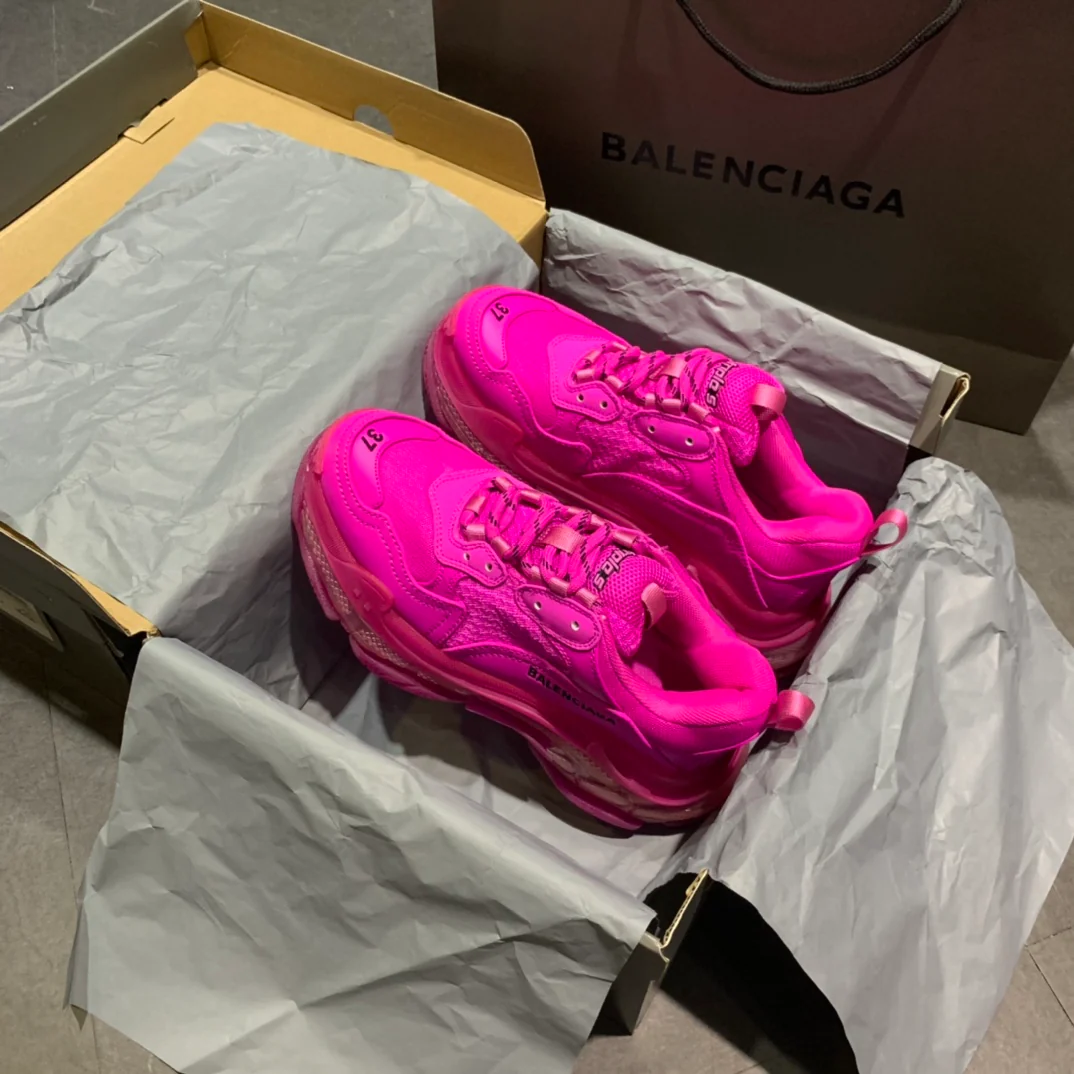 Li Shi - Папины кроссовки - Подошва с воздушной подушкой - Персиково-розовый