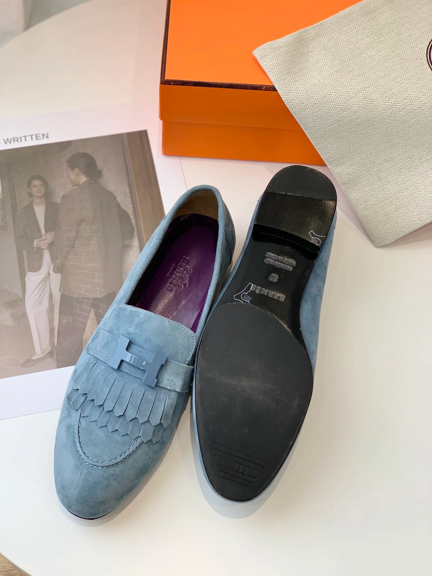 Лоферы Hermes Париж