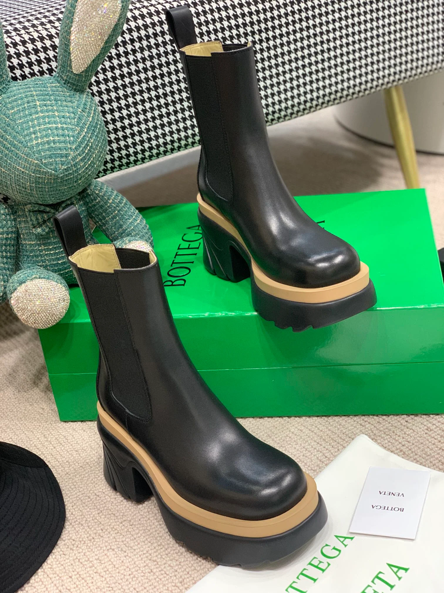 Обувь BV - BV - отделка цвета молочного чая - ботинки на платформе