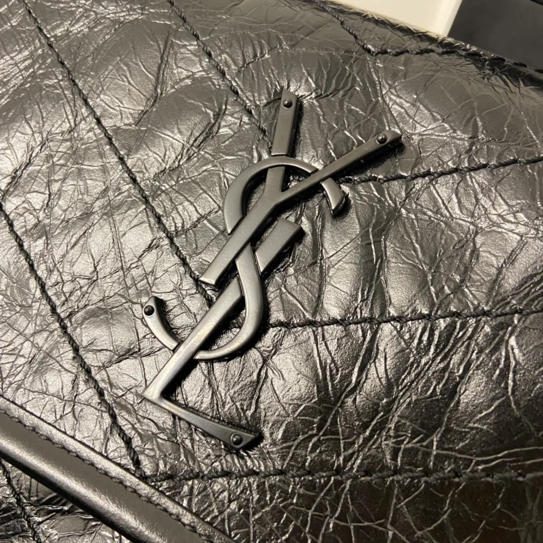 YSL-niki-baby-22cm-leather-black-chain