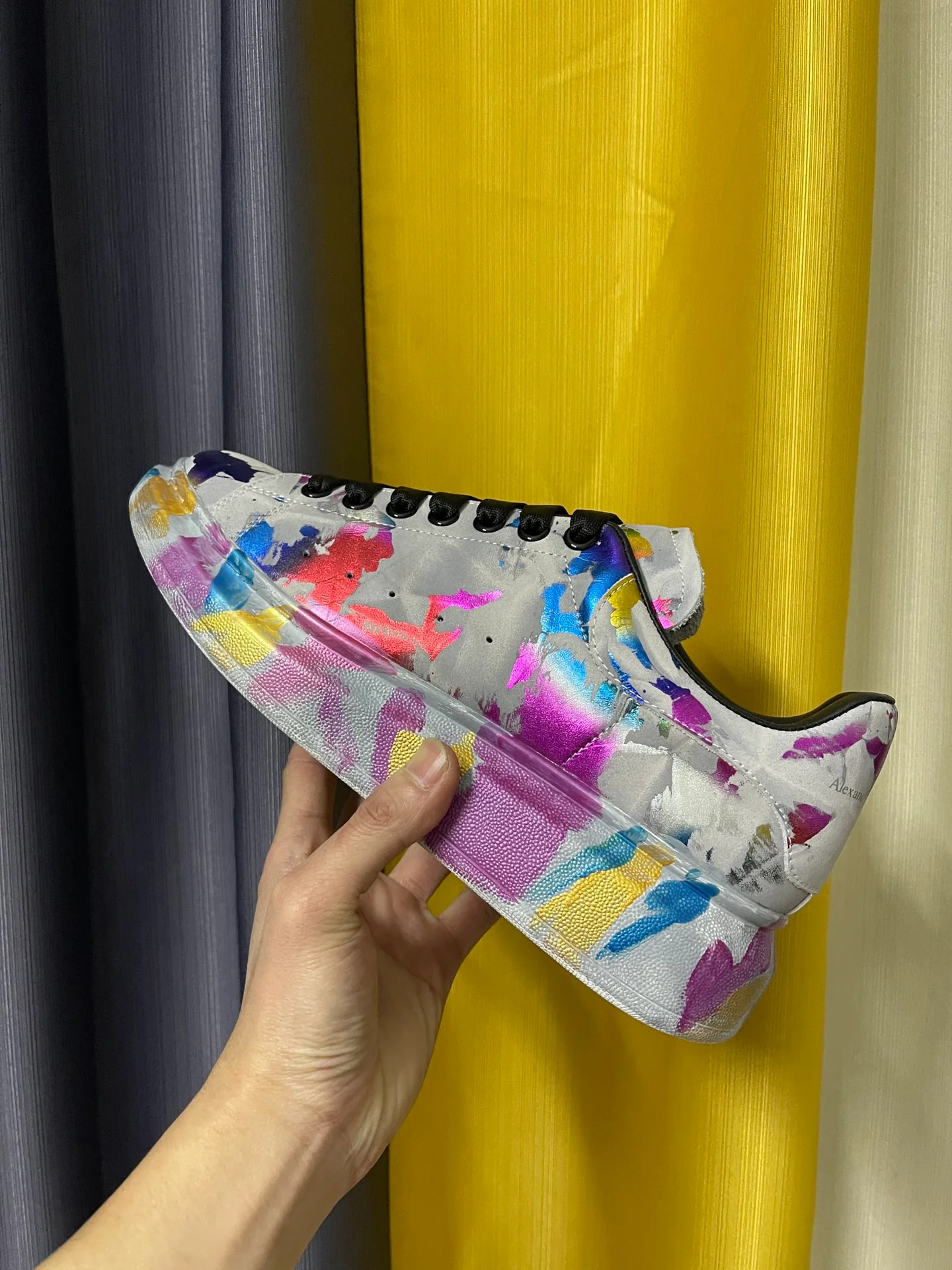 Классические белые кроссовки McQueen - унисекс - премиум-издание