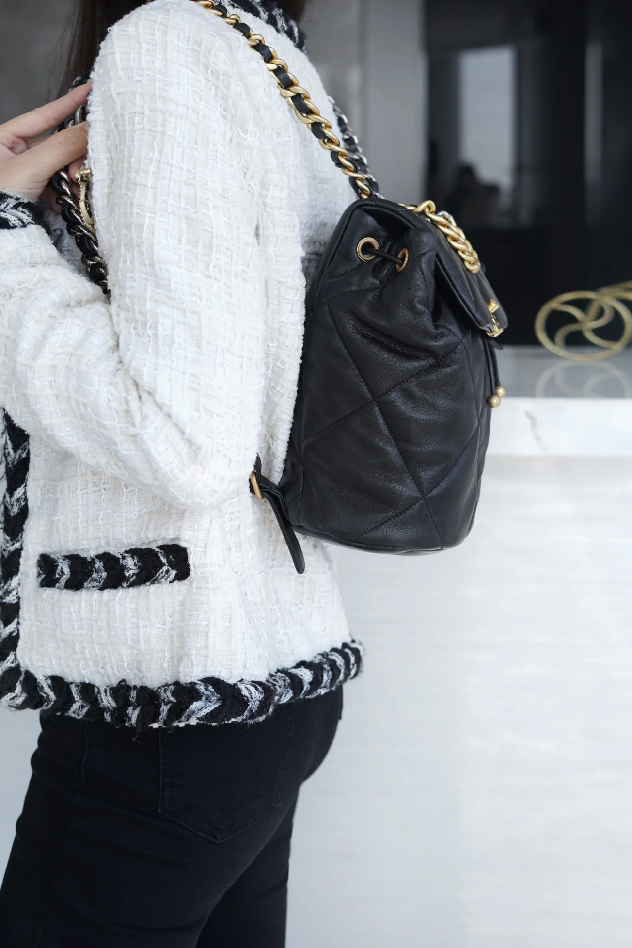 Рюкзак Chanel 24c 19bag - черный