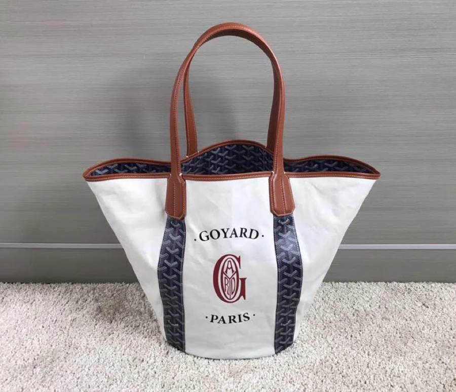 Новинка 2018 года от Goyard - в стиле Сунь Цзяня - двусторонняя пляжная сумка - синяя