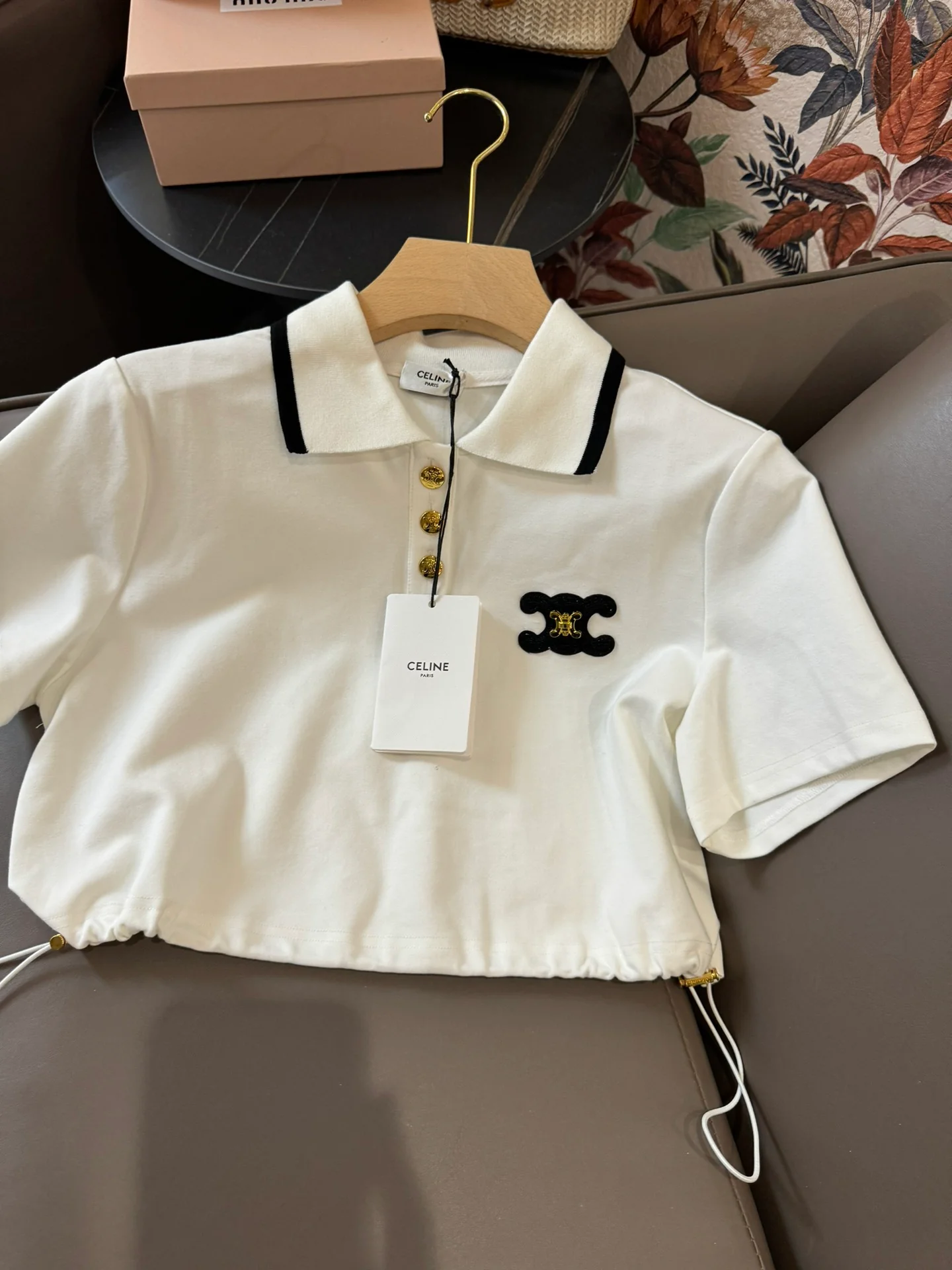 Комплект Celine 2404: рубашка-поло с коротким рукавом, белый
