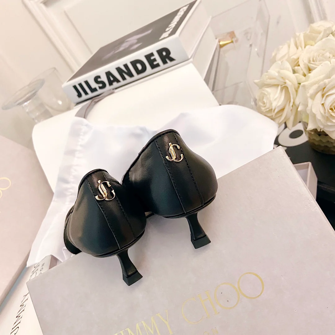 Туфли на низком каблуке Jimmy Retro с квадратным носком