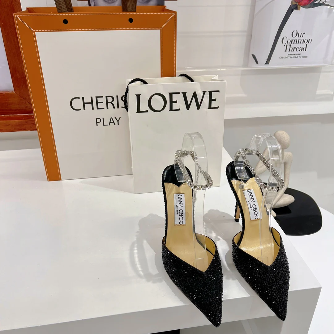 Джимми - Черные туфли на высоком каблуке