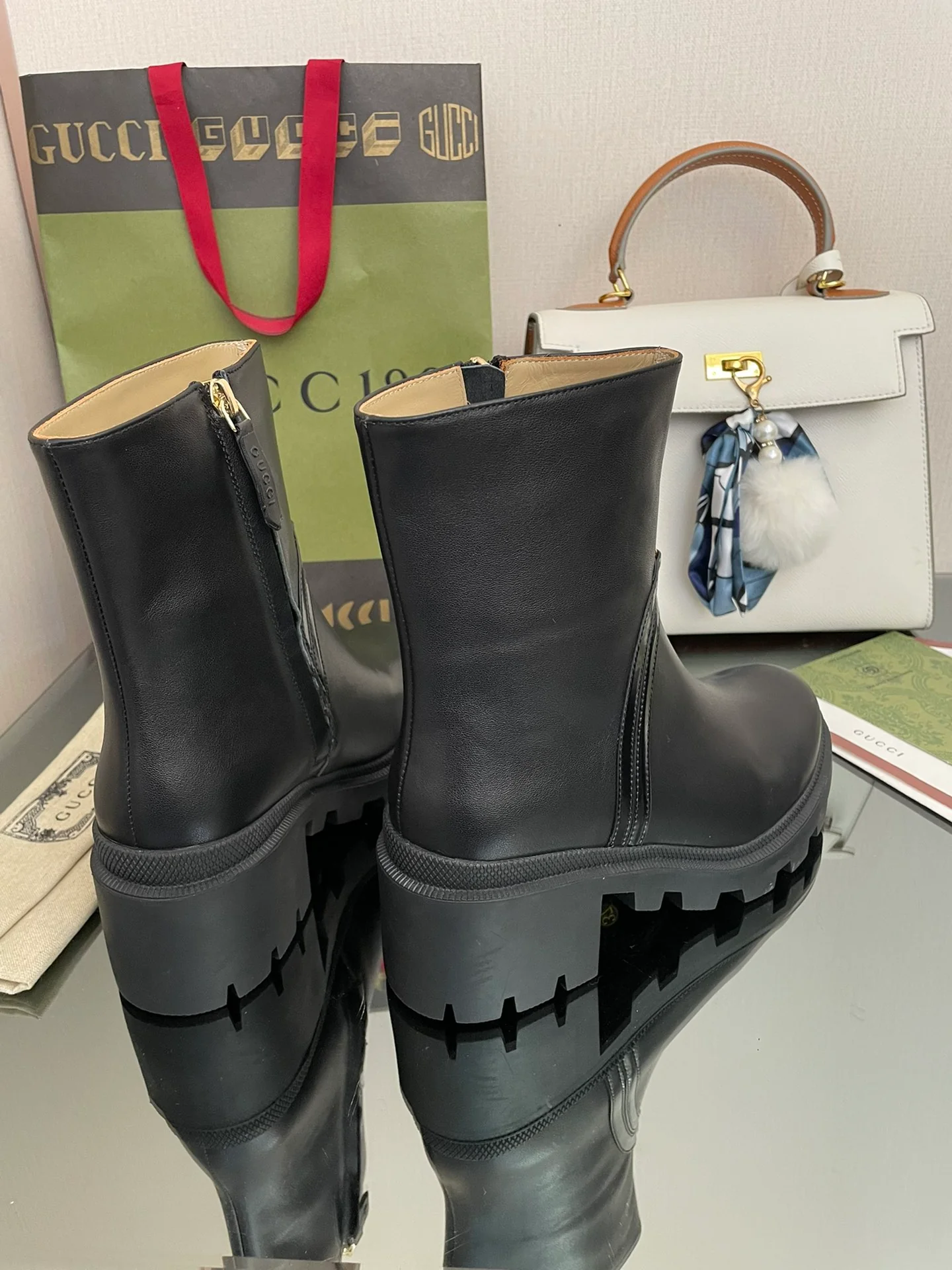 Gucci - Ботильоны на платформе