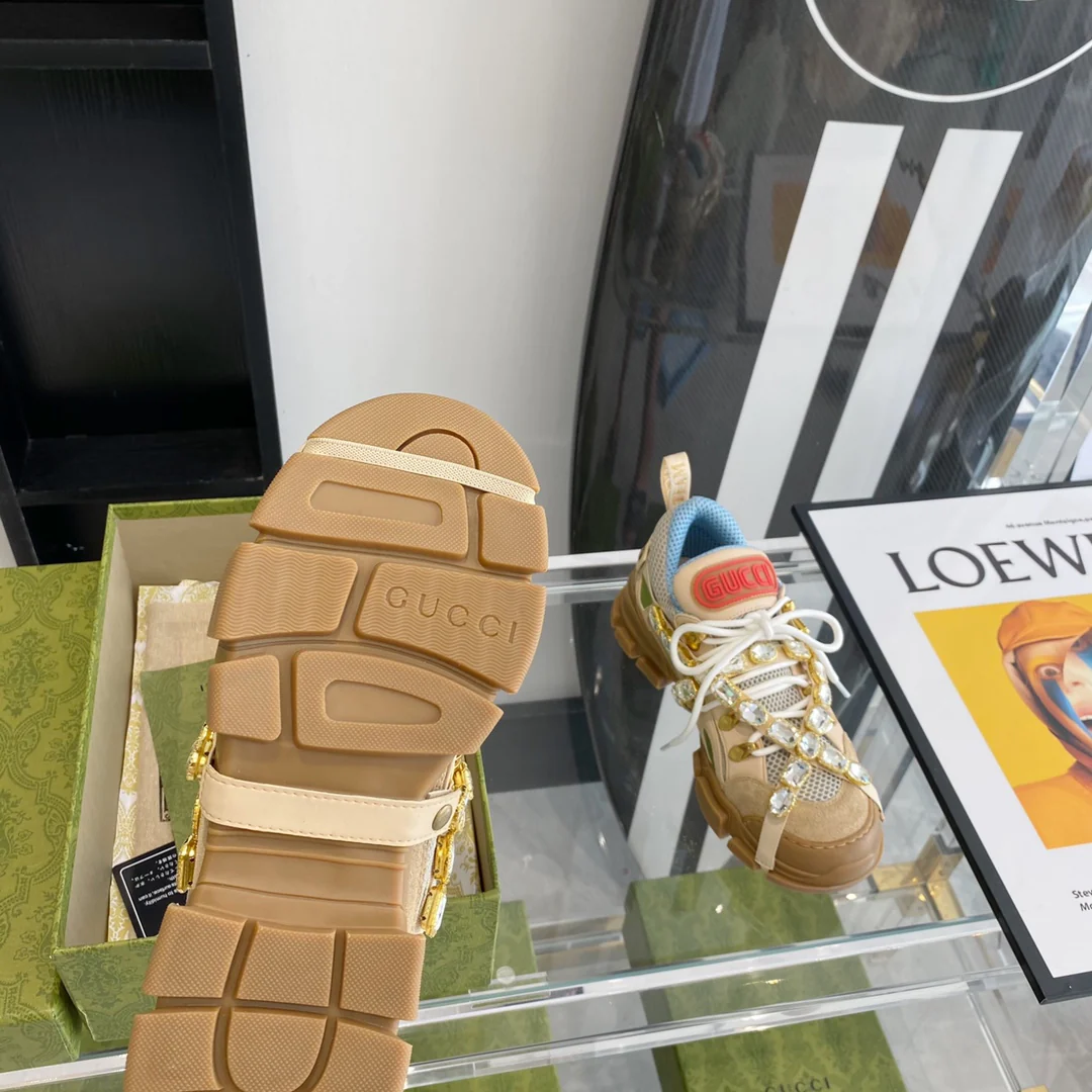 Gucci - Кроссовки - Массивная обувь - Парный стиль - 3