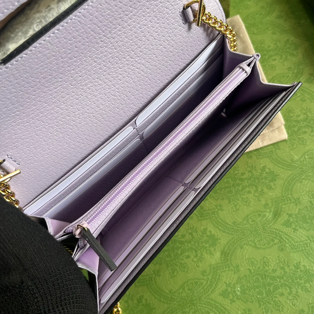 Мини-сумка Gucci-Ophidia серии Super Double G с цепочкой