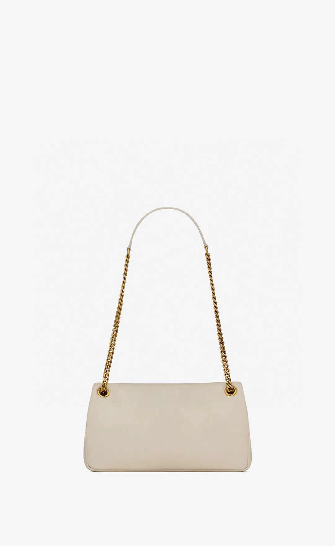 Сумка YSL Calypso из овечьей кожи с цепочкой - Off White