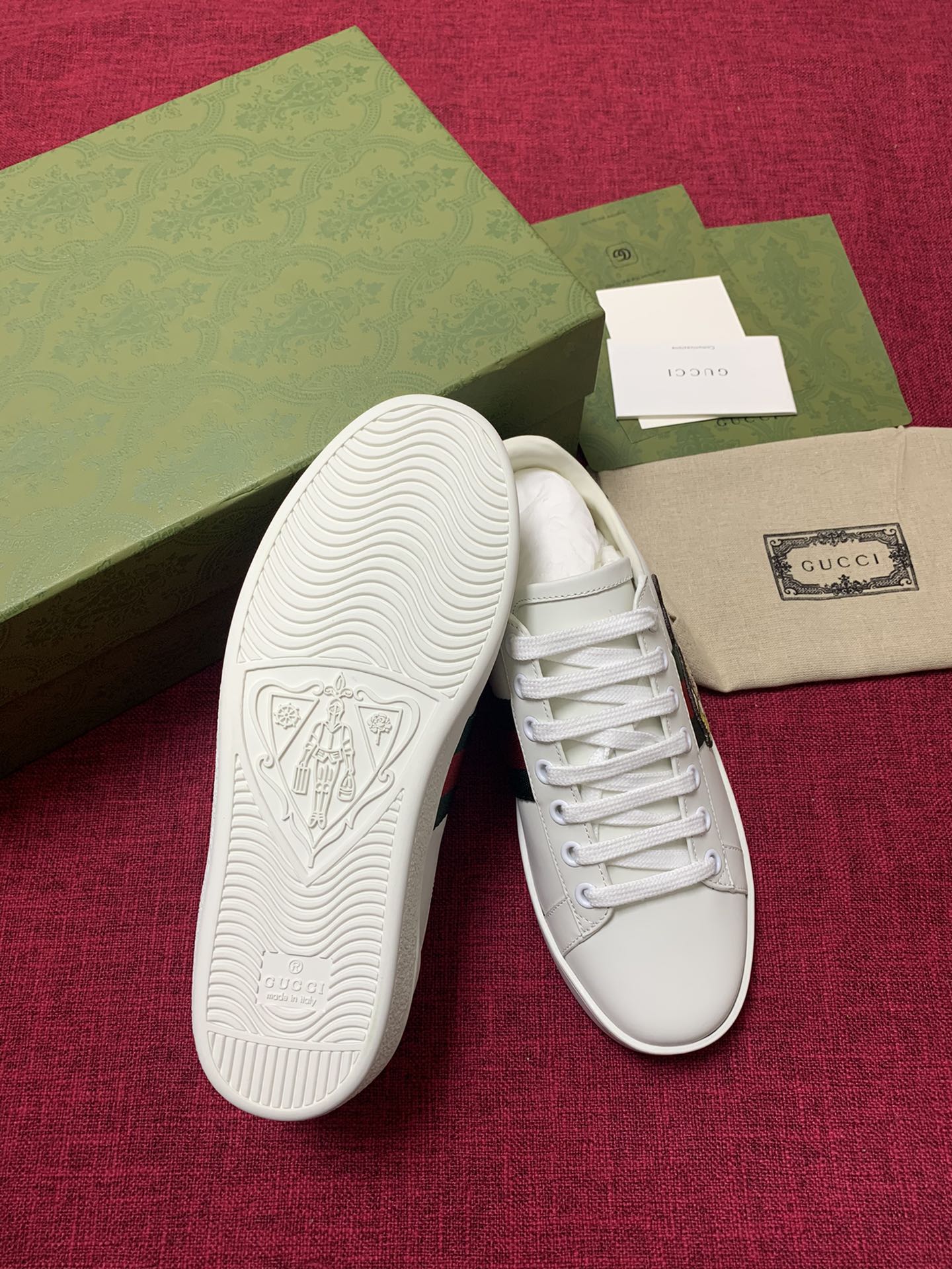 Gucci - Белые кроссовки - Кроссовки - Повседневная обувь - 15