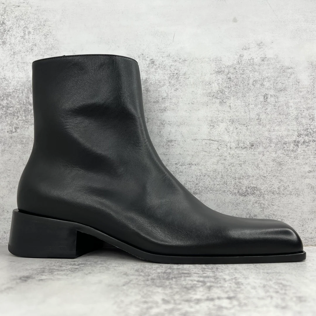 Balenciaga - Британская мода - Дерби на молнии - Полностью кожаные